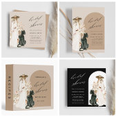 Boho Protea Pampas Grass Brautparty Serviette