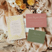 Gilded Garden Brautparty Goldene Forelle Gästebuch