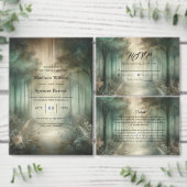 Sage Green Enchanted Forest Radiance Bridal Shower Einladung (Personalisiere diese Kollektion eines unabhängigen Creators.)