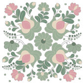 Sage Green Wildflower Folk Wedding