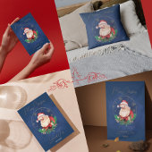 Blue Santa Claus Elegante Vintager Claus Weihnacht Tasse