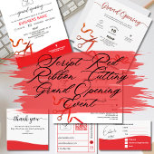 Rotes Logo-Verlosung Gewinnen Sie ein Ticket