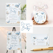 Under The Sea Baby Shower Welcome Sign Poster