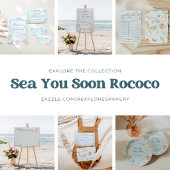 Sea You Soon Rococo Baby Shower Einladung