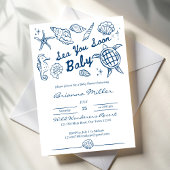 Sea you soon seashells beach boy baby shower geschenktütchen