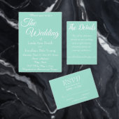 Seafoam Simple Heart Wreath Wedding Schaumweinetikett (Personalisiere diese Kollektion eines unabhängigen Creators.)