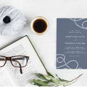 Einschließkarte für den Empfang | Nebel Einladung