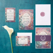 Secret Garden in Abend Glow Wedding Save The Date (Personalisiere diese Kollektion eines unabhängigen Creators.)