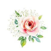 Elegant Black Floral Beverage Menu Acrylschild