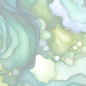 Gelassenheit in grünen Abstrakten Blütenformen Planer