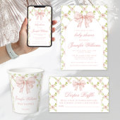 Rosa Blumenbeutel Bänder Mädchen Geschenkschachtel