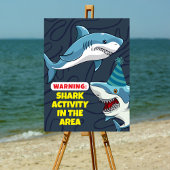 Haie im verschleierten Kind zum Geburtstag Quadratischer Aufkleber