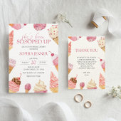 Sie wurde mit Eiscreme-Begrüßungszeichen versehen Poster