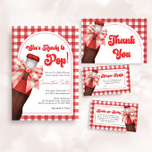 She's Ready to Pop Baby Shower Einladung