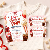 Sie ist bereit, Limonade Gingham-Baby-Party zu spr Pappteller