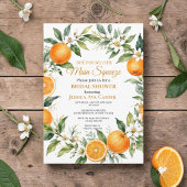 Main Squeeze Citrus Orange Brautparty  Einladung