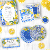 Lemon main squeeze Brautparty Geschenkdetails Begleitkarte