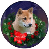 Shiba Inu Christmas Schneeflocken Zinn-Ornament