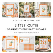 Süße Gingham-Karten Geschenke Schild Baby Shower