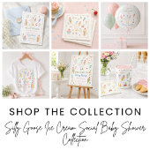 Dummer-Gans-Eiscreme-Sozial-Baby-Shower- Banner