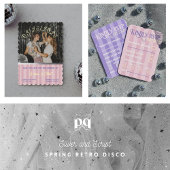 Purple Retro Disco Acrylic Wedding Welcome Sign Acrylschild