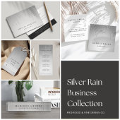 Silber-Regenzeichenbeleuchtung Personalisiert Mousepad