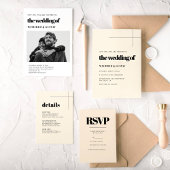 Einfach elegant & schick The Night Before Probe Einladung