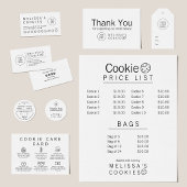 Einfache Markenfertige Bäckerei Serviette