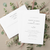 UAWG Kindly Reply Wedding Enclosure Card Begleitkarte (Personalisieren Sie die Kollektion dieses unabhängigen Creators. Test)