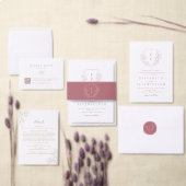 Rücksendeadresse Gold Simple Romantic Cherry Bloss (Personalisiere diese Kollektion eines unabhängigen Creators.)