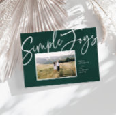 Modernes, minimalistisches Foto für Drehbuchreisen Quadratischer Aufkleber