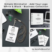 Einfaches Minimalistisches Business-Logo Namensschild
