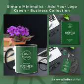 QR-Code von Grand Opening Modern Green Business Einladung