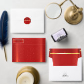 Einfache Red Dankeschön Card Dankeskarte (Personalisiere diese Kollektion eines unabhängigen Creators.)