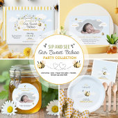 Sip and See Our Babee Birth Announcement Card
