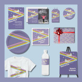 Ice Skaten Retro Geburtstag Wasserflaschenetikett