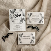 Goth Books for Baby Shooting Skull & Blume Begleitkarte