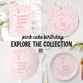 Geburtstagskuchen Pappteller