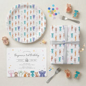 Slumberkins Charaktere Geburtstagseinladung Einladung