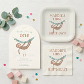 Slumberkins Sloth Birthday Party Einladung