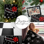 Schwarze Schneeflocke Seidenpapier