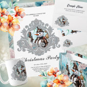 Schneemann in der Zeit! Steampunk Snowman Magnet