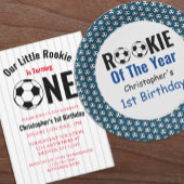 Rookie Soccer 1. Geburtstag Pappteller