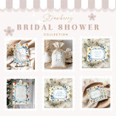 Soft Berry Blush Brautparty Einladung