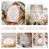 Blush Floral Baby in Bloom Thank You Geschenktütchen