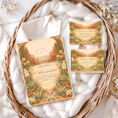 Soft Desert Wildflowers Baby Shower Einladung