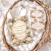 Soft Fig Garden Storybook Baby Shower Einladung