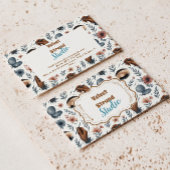 Soft Floral Lash Artist Beauty Studio Dankeskarte