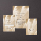 Pampas Grass Photo Boho Begleitkarte (Personalisiere diese Kollektion eines unabhängigen Creators.)