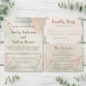 Elegant Typography Minimal Floral Wedding Geschenkschachtel (Personalisiere diese Kollektion eines unabhängigen Creators.)